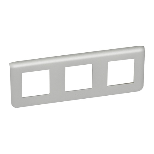 [PTG013.01621] Legrand 079306, Ramă Mosaic, 3 pentru 2 Module Orizontale, Aluminiu