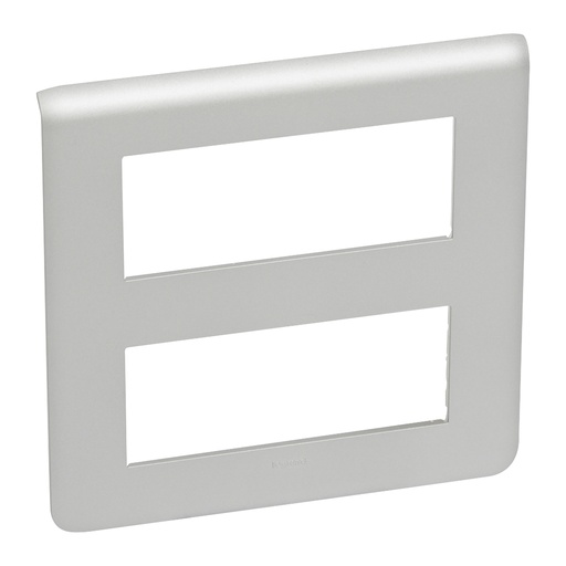 [PTG013.01631] Legrand 079330, Ramă Mosaic, 2 pentru 5 Module, Aluminiu
