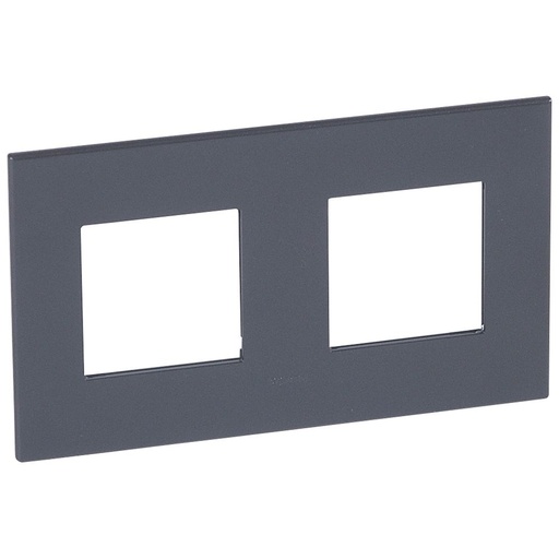 [PTG013.01659] LEGRAND 575022, 2x2 Modules Square Graphite Frame