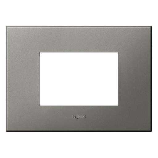 [PTG013.01671] LEGRAND 575017, 3 Modules, Italy and Usa Square Magnesium Frame