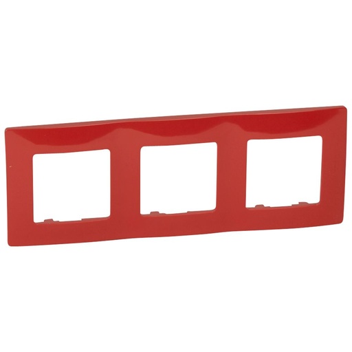 [PTG013.01699] LEGRAND 665023, Niloé Frame, 3 Modules, Red