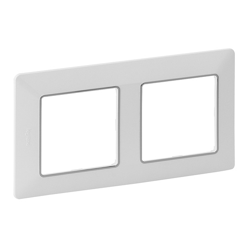 [PTG013.01727] LEGRAND 754032, Valena Life Frame, 2 Modules, White/Chrome Insert