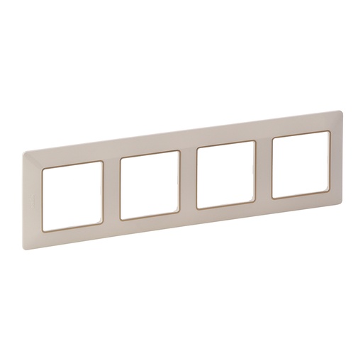 [PTG013.01743] LEGRAND 754064, Valena Life Frame, 4 Slots, Ivory/Gold Insert