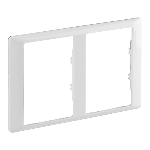 [PTG013.01825] LEGRAND 754222, Valena Life Frame, Double Frame, Double Socket 2x2P+E, White
