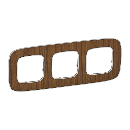 [PTG013.01849] LEGRAND 754463, Valena Allure Frame, 3 Modules, Walnut