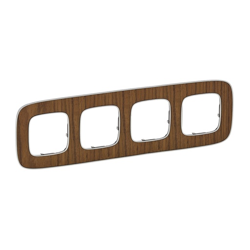 [PTG013.01850] Legrand 754464, Ramă Valena Allure, 4 Module, Nuc