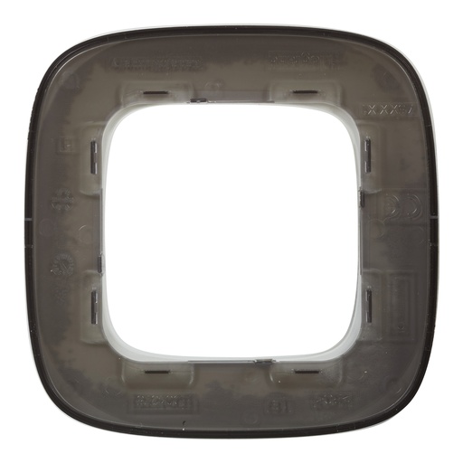 [PTG013.01855] Legrand 755541, Ramă Valena Allure, 1 Post, Sticlă Albă