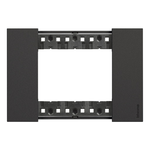 [PTG013.01875] BTICINO KA4803KG, L.Now Frame, 3 Modules, Black