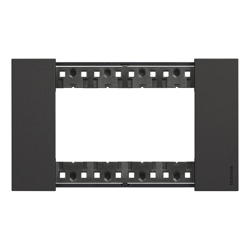 [PTG013.01881] BTicino KA4804KG, L.Now, Ramă 4 Module, Negru