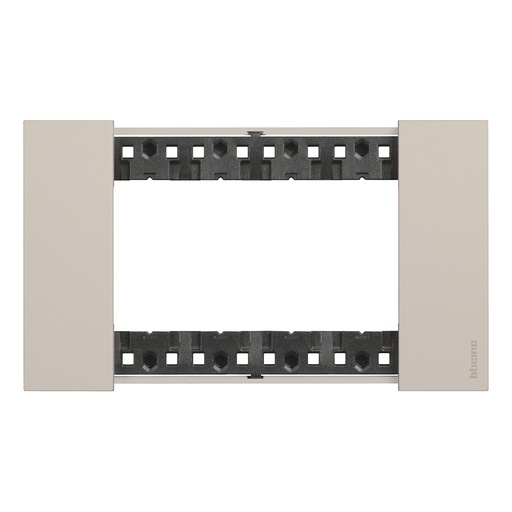 [PTG013.01882] BTicino KA4804KM, L.Now, Ramă 4 Module, Sand