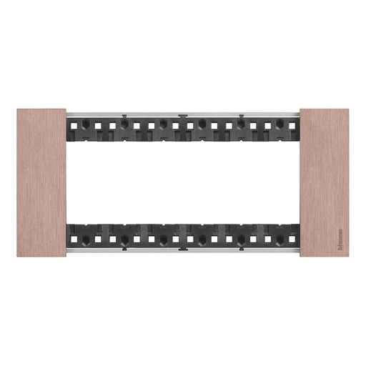 [PTG013.01905] BTicino KA4806ZM, L.Now, Ramă 6 Module, Cupru