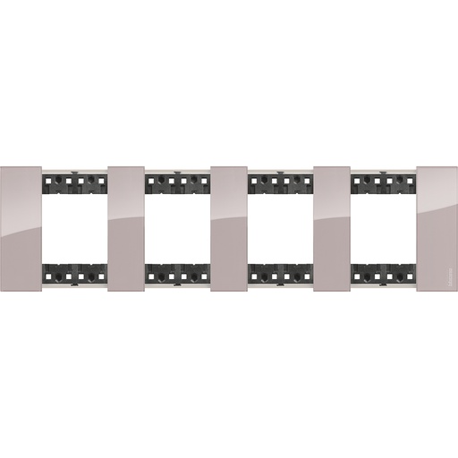 [PTG013.01967] BTICINO KA4802M4DM, L.Now, 4X2 Modules Frame Aura