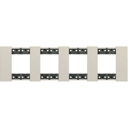 [PTG013.01970] BTICINO KA4802M4KM, L.Now, 4X2 Frame with Sand Modules