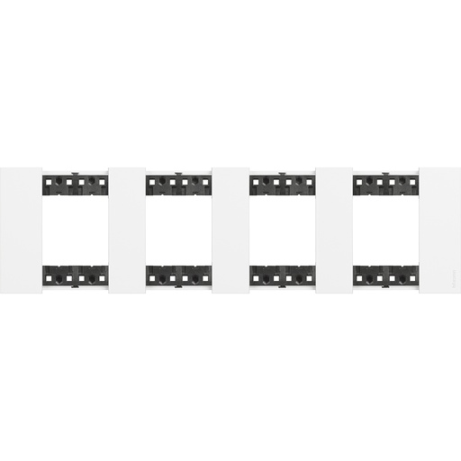 [PTG013.01971] BTICINO KA4802M4KW, L.Now, 4X2 Frame Modules, White