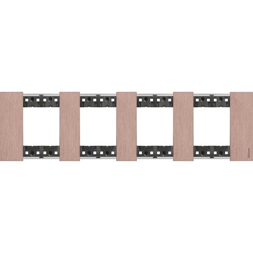 [PTG013.01979] BTICINO KA4802M4ZM, L.Now, 4X2 Frame Rame Modules