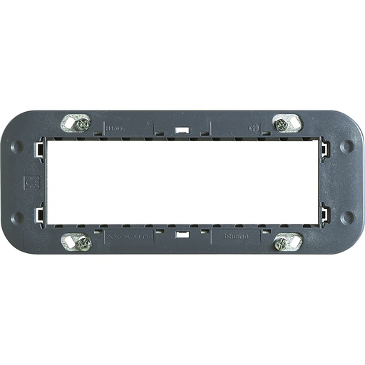 [PTG045.00022] BTICINO H4706, Axolute Support With Screws for 6-Module Frames