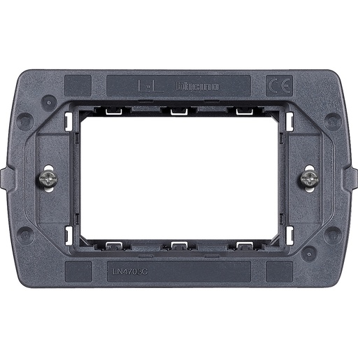 [PTG045.00036] BTICINO LN4703C, Support for Living Light Air Plates, 3 Modules