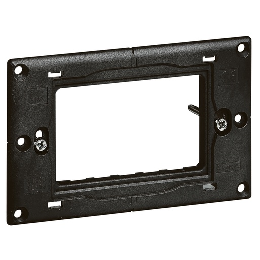 [PTG045.00041] LEGRAND 080213, Mosaic Support, for Italian Standard Boxes, With Screws, 3 Modules