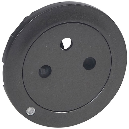 [PTG032.00076] LEGRAND 067915, Céliane Plate, 2P+T Surface Socket With Light Indicator, Graphite