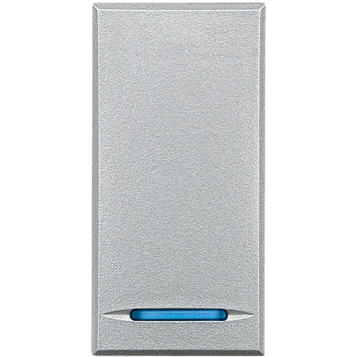 [PTG032.00137] BTicino HC4915, Axolute MyHome Bus, Capac buton, tip apăsare neutru, 1 modul, Aluminiu  