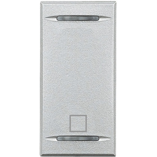 [PTG032.00144] BTicino HC4915AE, Axolute MyHome Bus, Capac buton, Simbol Stop, 1 modul, Aluminiu  