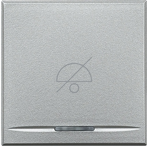 [PTG032.00147] BTicino HC4915M2DD, Axolute, Capac buton „Nu deranjați”, 2 module, Aluminiu  