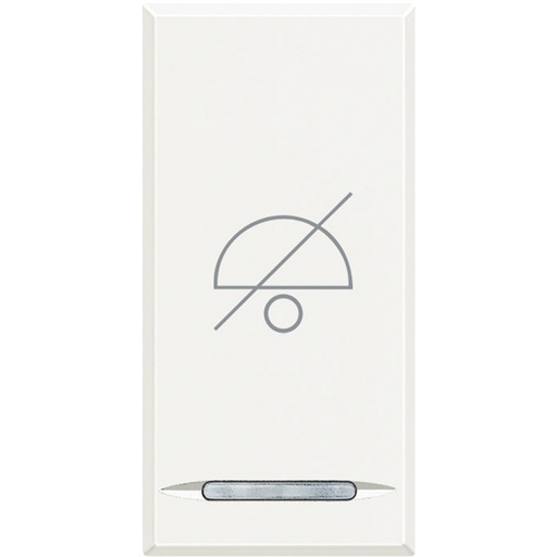 [PTG032.00165] BTICINO HD4915DD, Axolute "Do Not Disturb" Key Cover, 1 Module, White