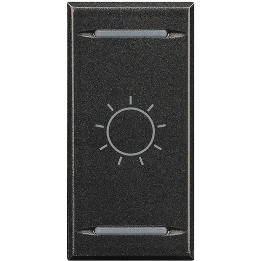 [PTG032.00183] BTicino HS4911BA, Axolute MyHome Bus, Capac buton, Simbol lumină basculant, 1 modul, Antracit  