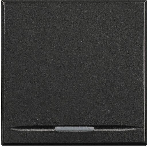 [PTG032.00186] BTicino HS4915/2, Axolute MyHome Bus, Capac buton, tip apăsare neutru, 2 module, Antracit  