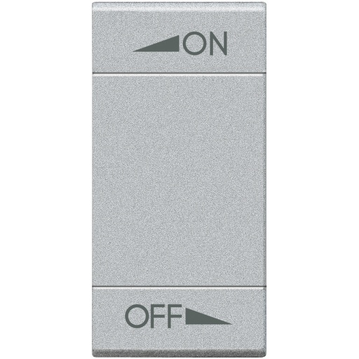 [PTG032.00248] BTICINO NT4911AIN, Livinglight Myhome Bus Key Cover, Variable Sound Diffusion, 1 Module, Gray