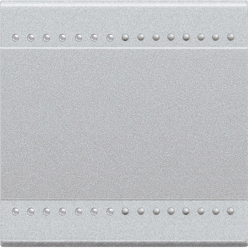 [PTG032.00253] BTICINO NT4911M2N, Livinglight Myhome Bus Key Cover, Neutral Rocker Type, 2 Modules, Gray