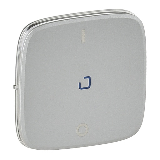 [PTG032.00417] LEGRAND 755047, Valena Allure Plate, Bipolar Switch with Indicator, Aluminum