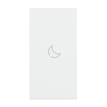 [PTG032.00622] BTICINO KW01MH2BED, Go To Bed Living Now White Screen-Printed Cover