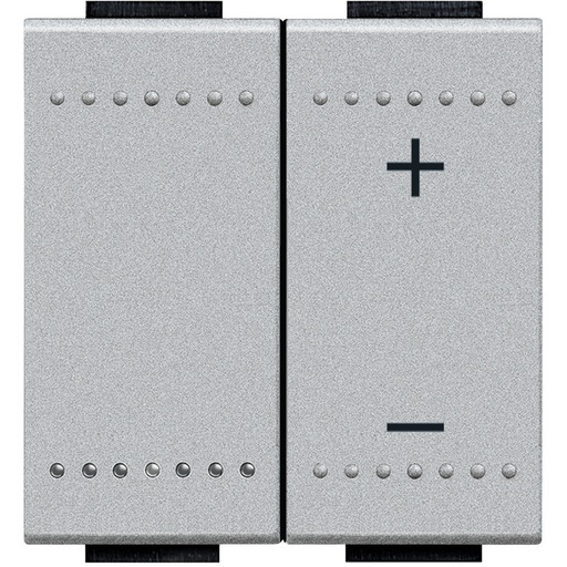 [PTG264.02182] BTicino NT4408N, Living Light, Variator de bază cu 2 fire fără neutru, Tech, 2 module  