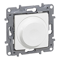 [PTG264.02205] Legrand 764588, Variator rotativ multi-sarcină Niloé, 300 W, 2 fire, Alb  