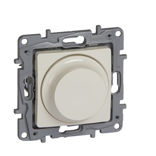 [PTG264.02206] Legrand 764688, Variator rotativ multi-sarcină Niloé, 300 W, 2 fire, Ivoire  
