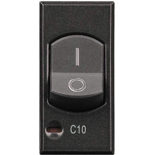 [PTG264.02232] BTICINO HS4301/10, Disjunctor termomagnetic, 2 poli cu 1P protejat, 10A, 230Vac, Icn = 3000A