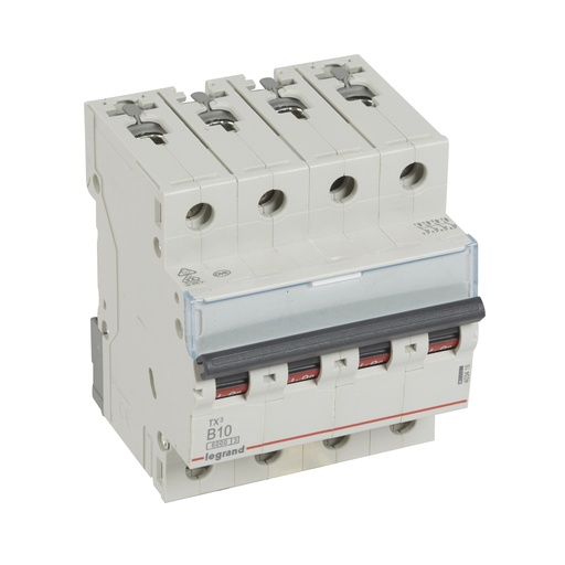 [PTG163.01347] LEGRAND 403415, TX³ 6000 MCB, 4P, 10 A, Curve B, 400 V