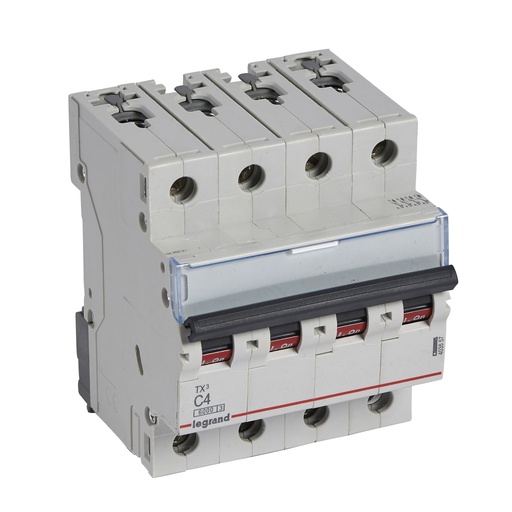 [PTG163.01359] LEGRAND 403557, TX³ MCB, 4P, 4 A, Curve C, 6 kA