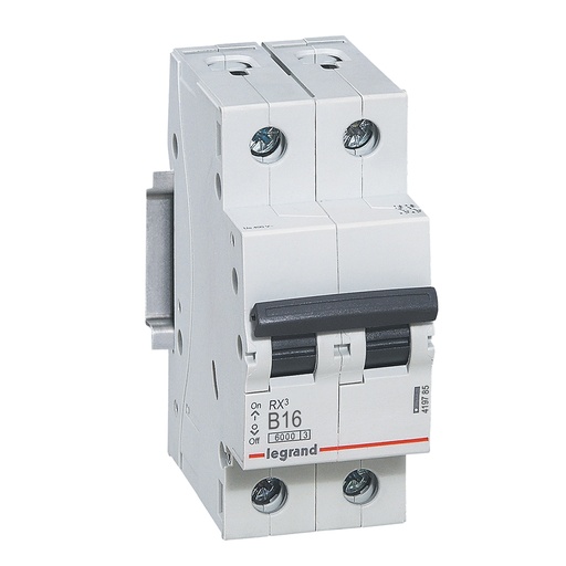 [PTG163.01984] LEGRAND 419785, MCB RX³ 2P B16 6 kA