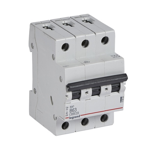 [PTG163.01999] LEGRAND 419802, MCB RX³ 3P B63 6 kA