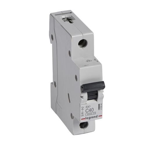 [PTG163.02006] LEGRAND 419844, MCB RX³ 6000, 1P, 230/400V, 40 A, Curbă C, Compatibil cu bare de alimentare tip pieptene