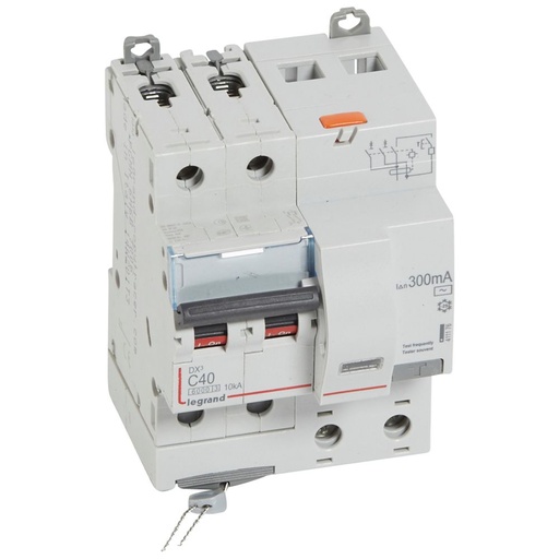 [PTG163.02058] LEGRAND 411176, Disjunctor diferential, DX³ 6000 -10 kA -2P-230 V -40 A -300 mA, tip AC