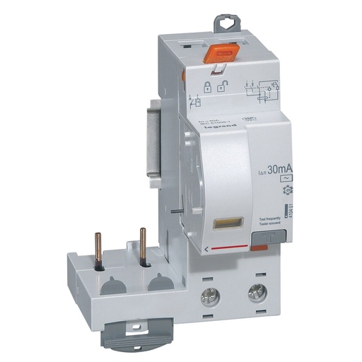 [PTG163.02128] LEGRAND 410401, Differential Block, 2P, 230 V, 40 A, 30 mA, Type AC, for 1 DX³ Module