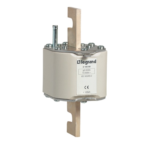 [PTG047.00257] LEGRAND 018585, Cartuș industrial cu lamă, gG, Mărime 4, Cu percutor, 800 A