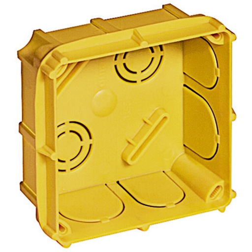 [PTG018.00355] BTICINO 16201, Flush-Mounted Junction Box 87×87×44 mm, with Cover And Screws