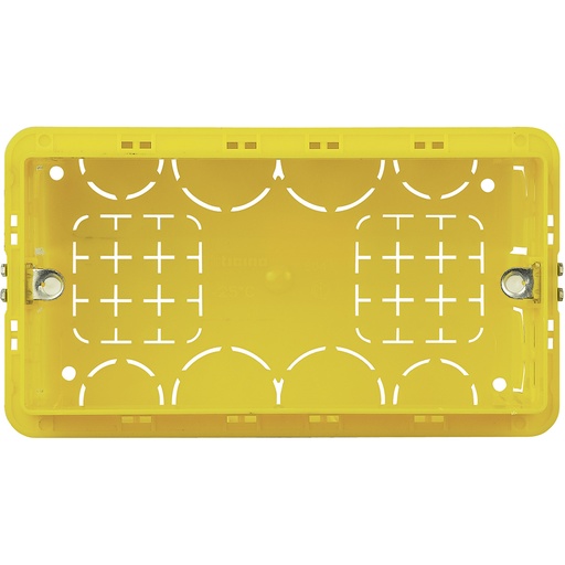[PTG018.00374] BTICINO 504E, Italian Standard Device Box, for Masonry, 4 Modules, Flush Mounting