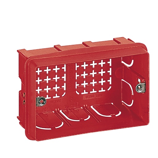 [PTG018.00461] LEGRAND 089239, Doză standard italian pentru zidărie, Pentru Mosaic, 106×71 mm, 3 module