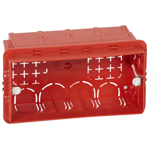 [PTG018.00462] LEGRAND 089249, Mosaic / Italian Standard Device Box, Masonry, 4 Modules, Flush Mounting