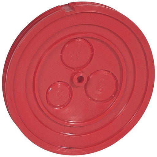 [PTG018.00512] LEGRAND 089570, Installation Cover for Batibox Concrete Box, Central‑Point Sleeve